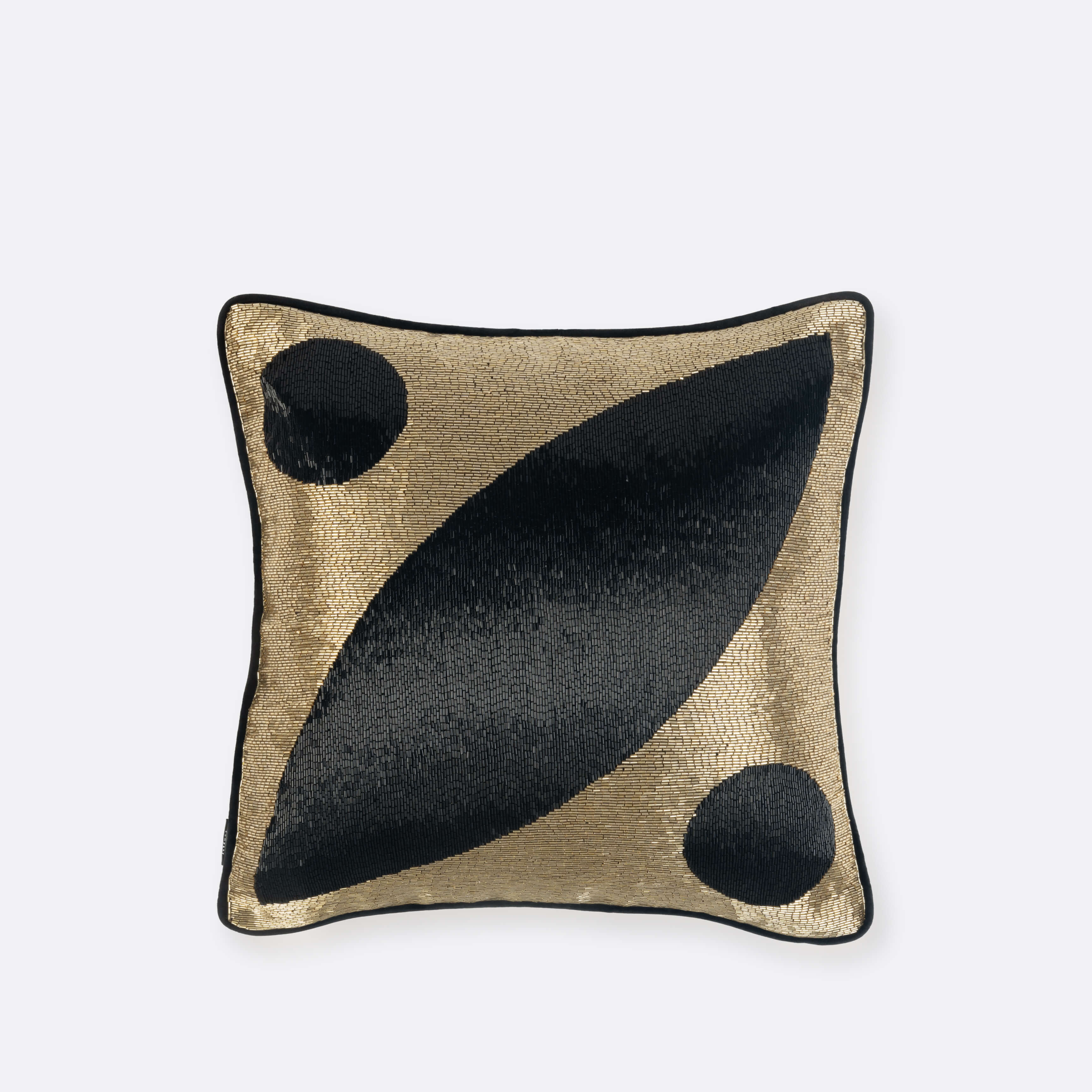 Black Cosmic Cushion Cover