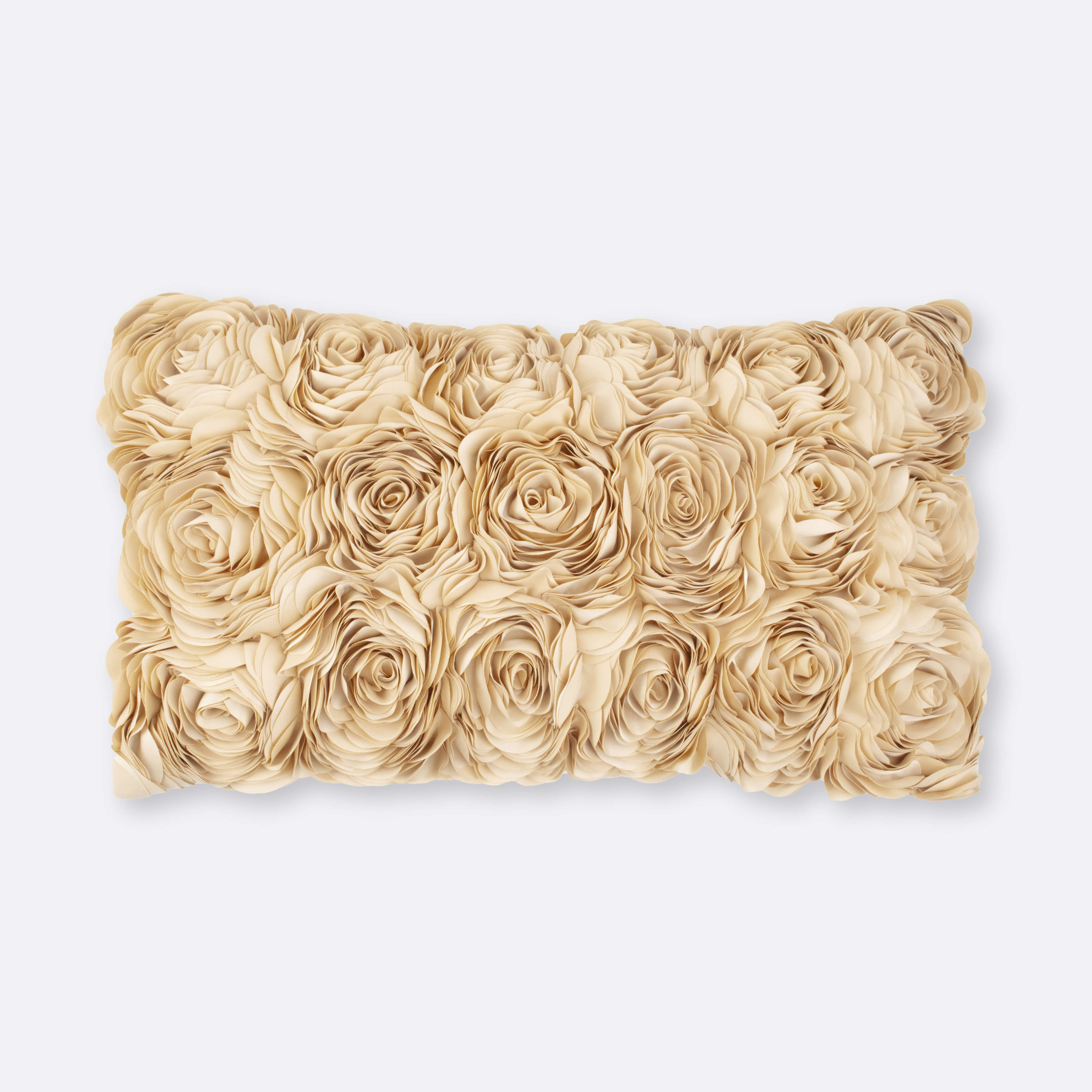 Gold Ruza Ruffle Cushion Cover