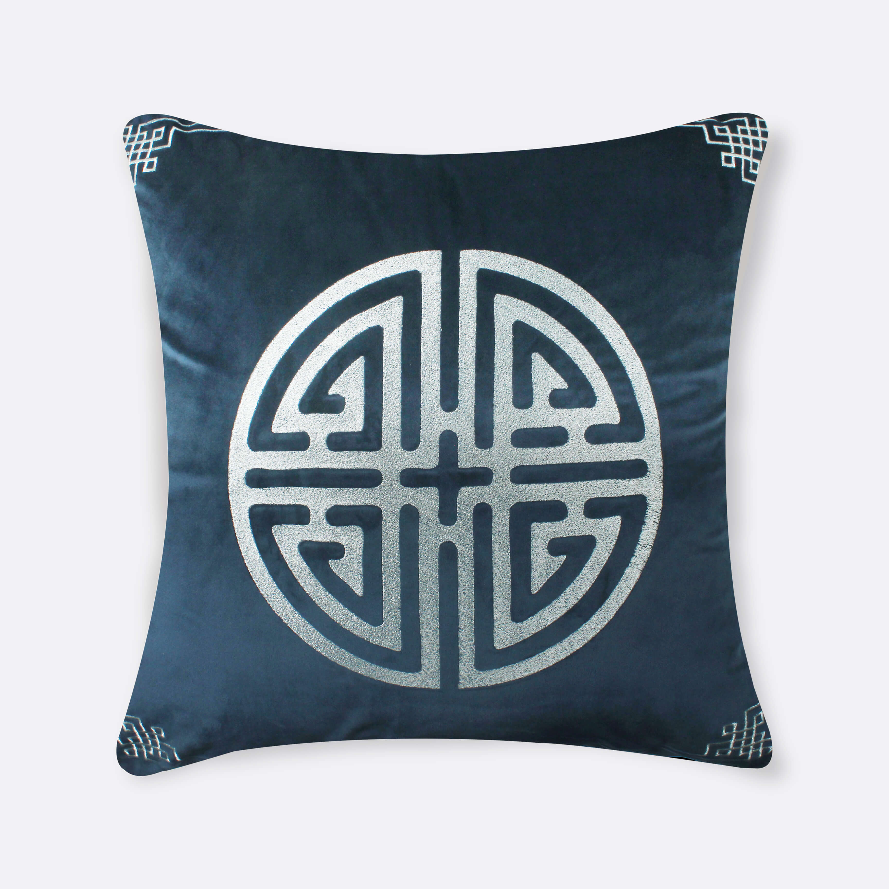 Blue Prosperity Cushion Cover