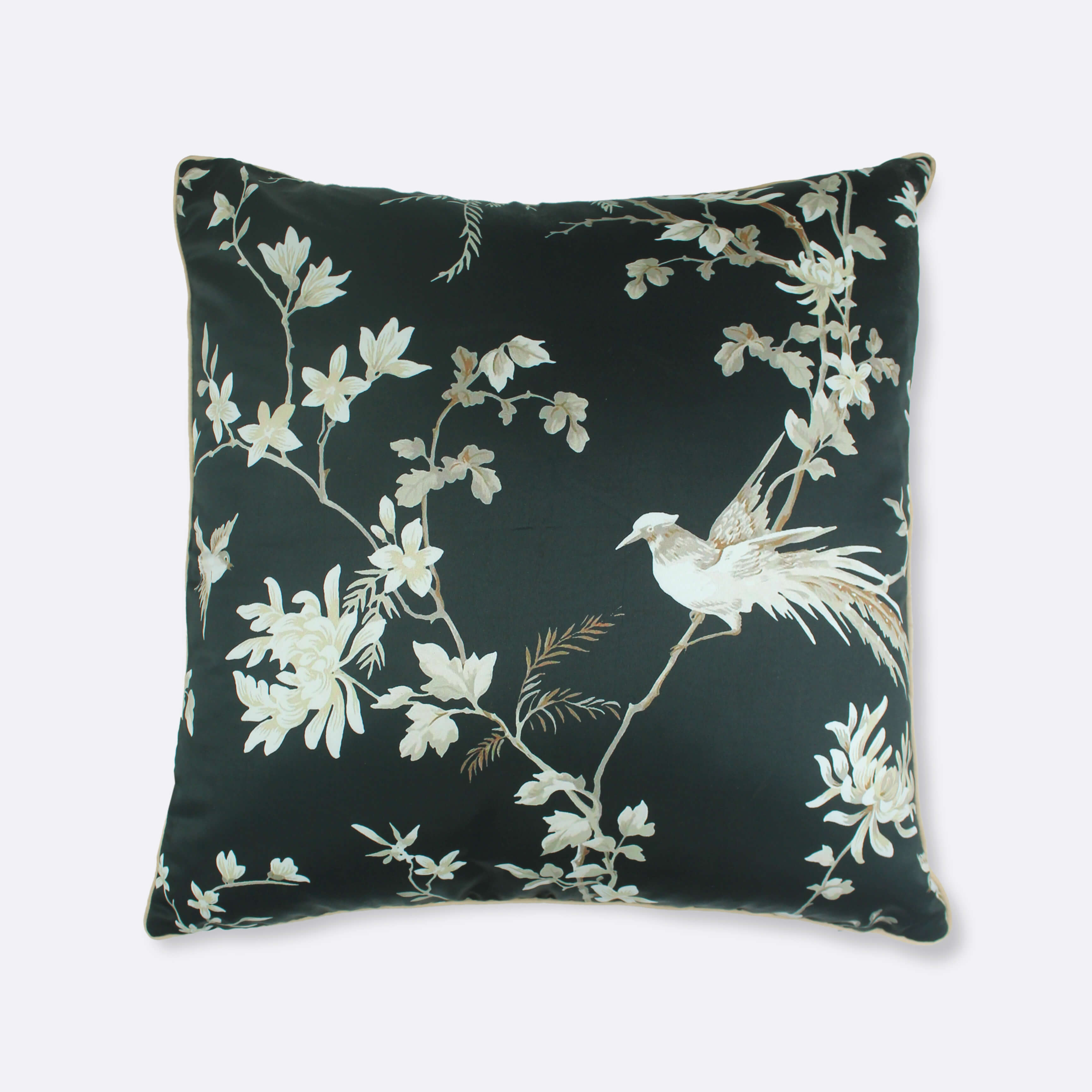 Black Avian Cushion Cover