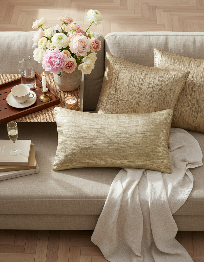The Pillow Company linen detail