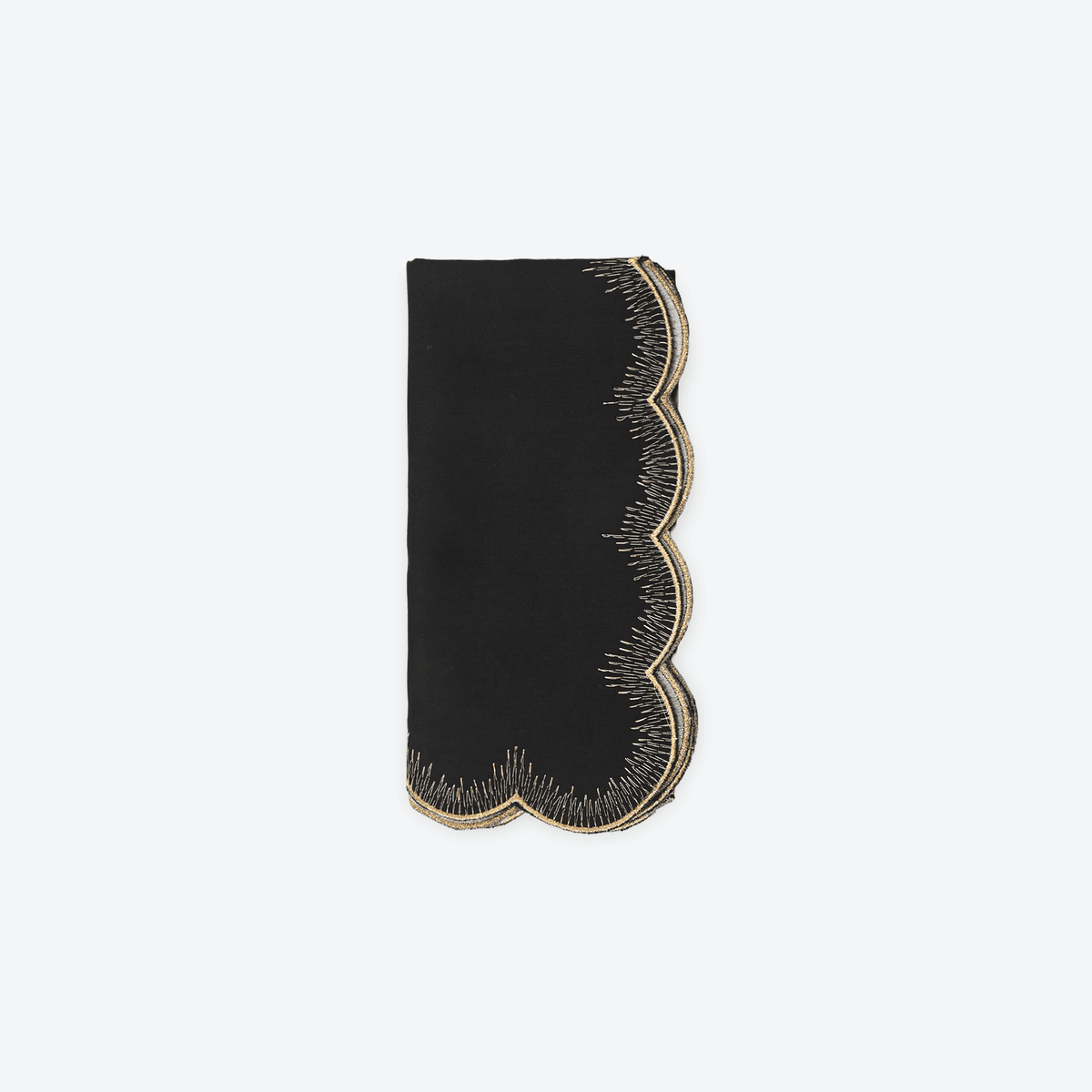 Black Valentina Napkin, Set of 4