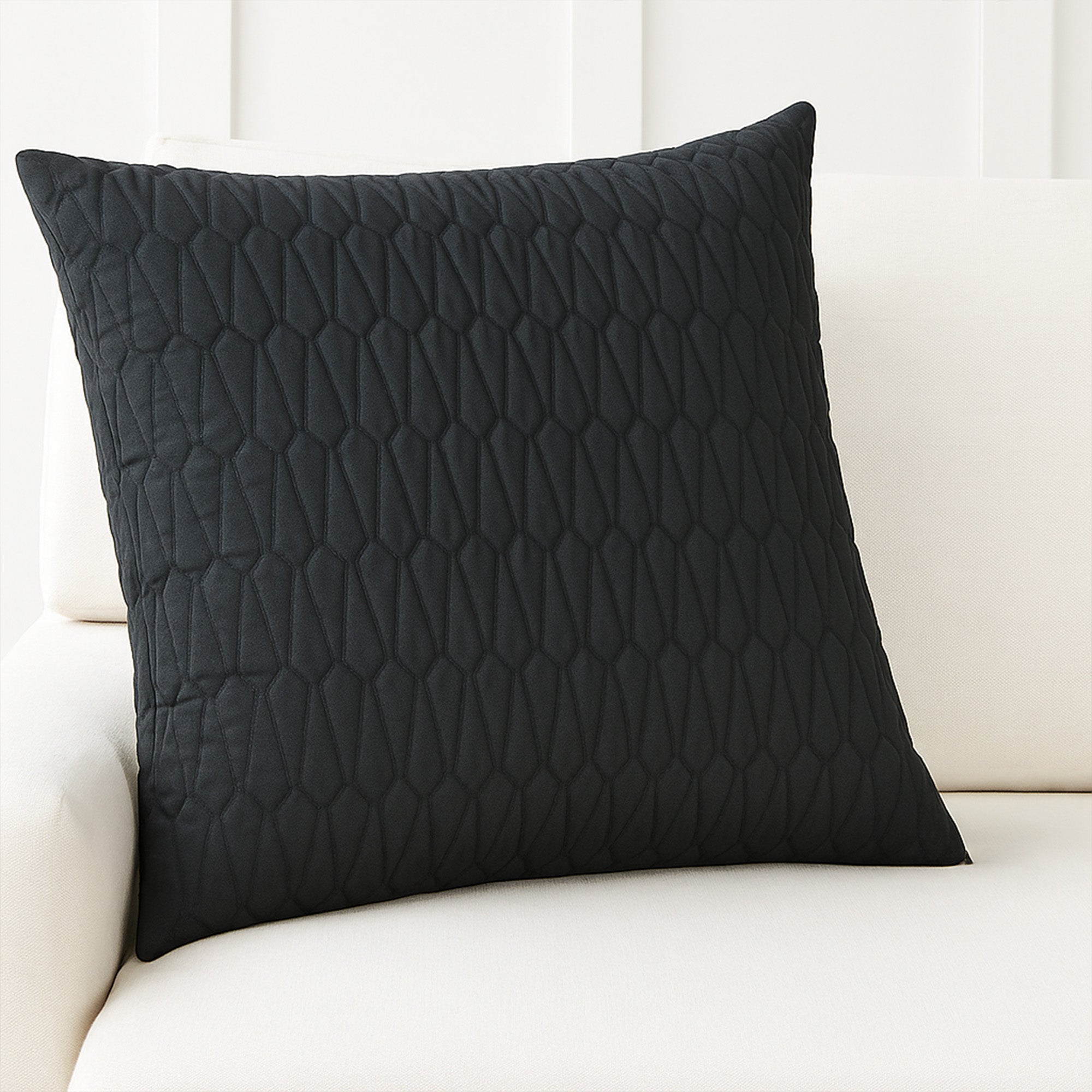 Black Monaco Cushion Cover