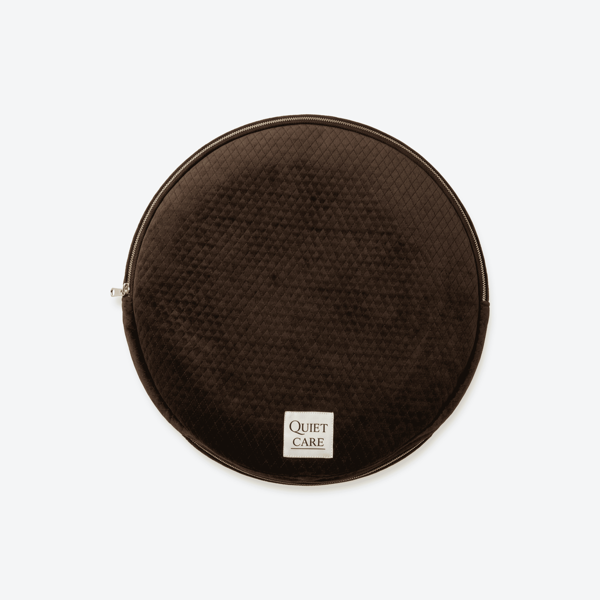 Brown Luxe Dessert Plate Cover, top view