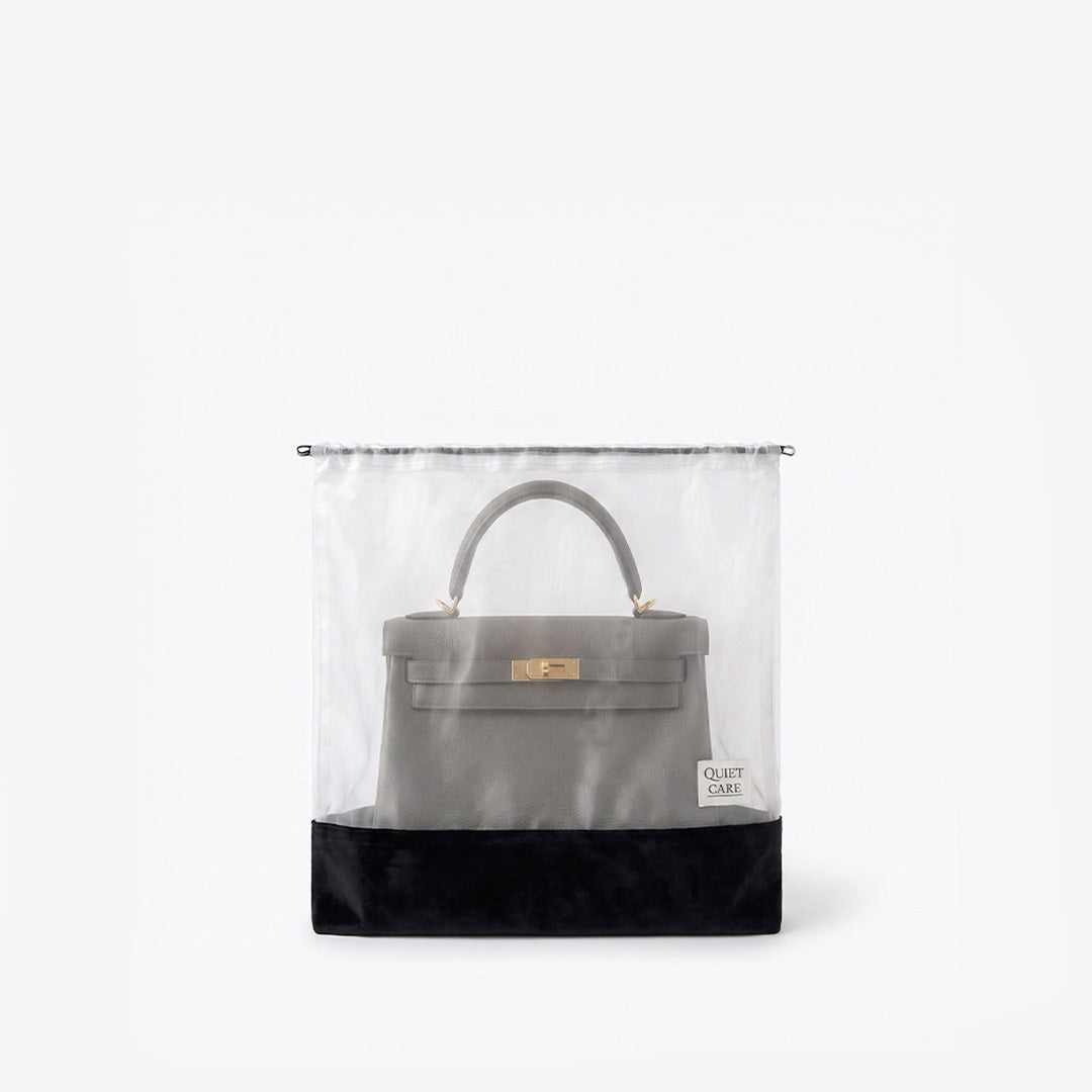 Luxe Dust Bag Small with a handbag inside