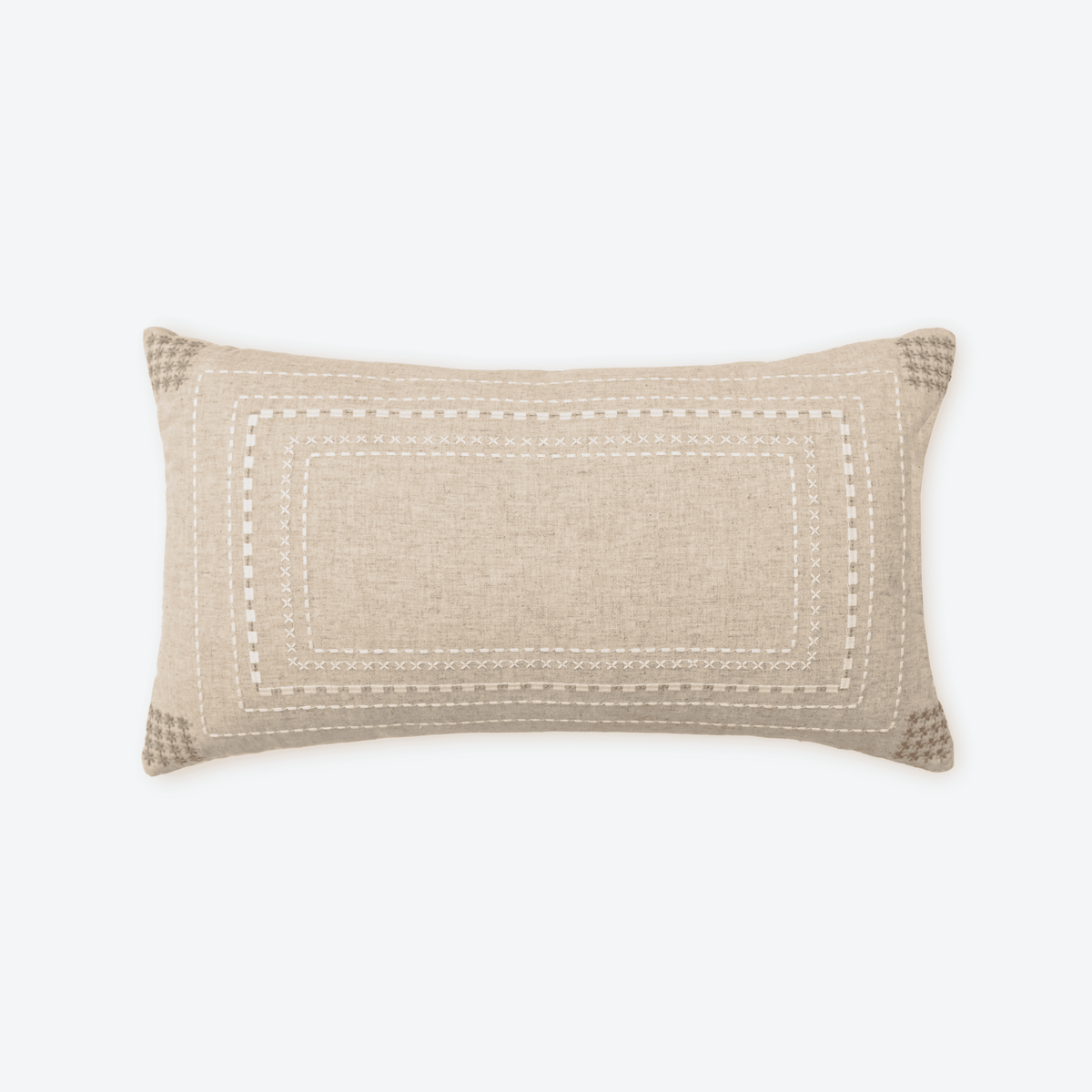 Natural Strata Lumbar Cushion Cover