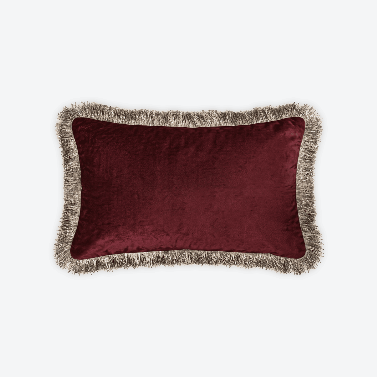 Burgundy Soiree Lumbar Cushion Cover