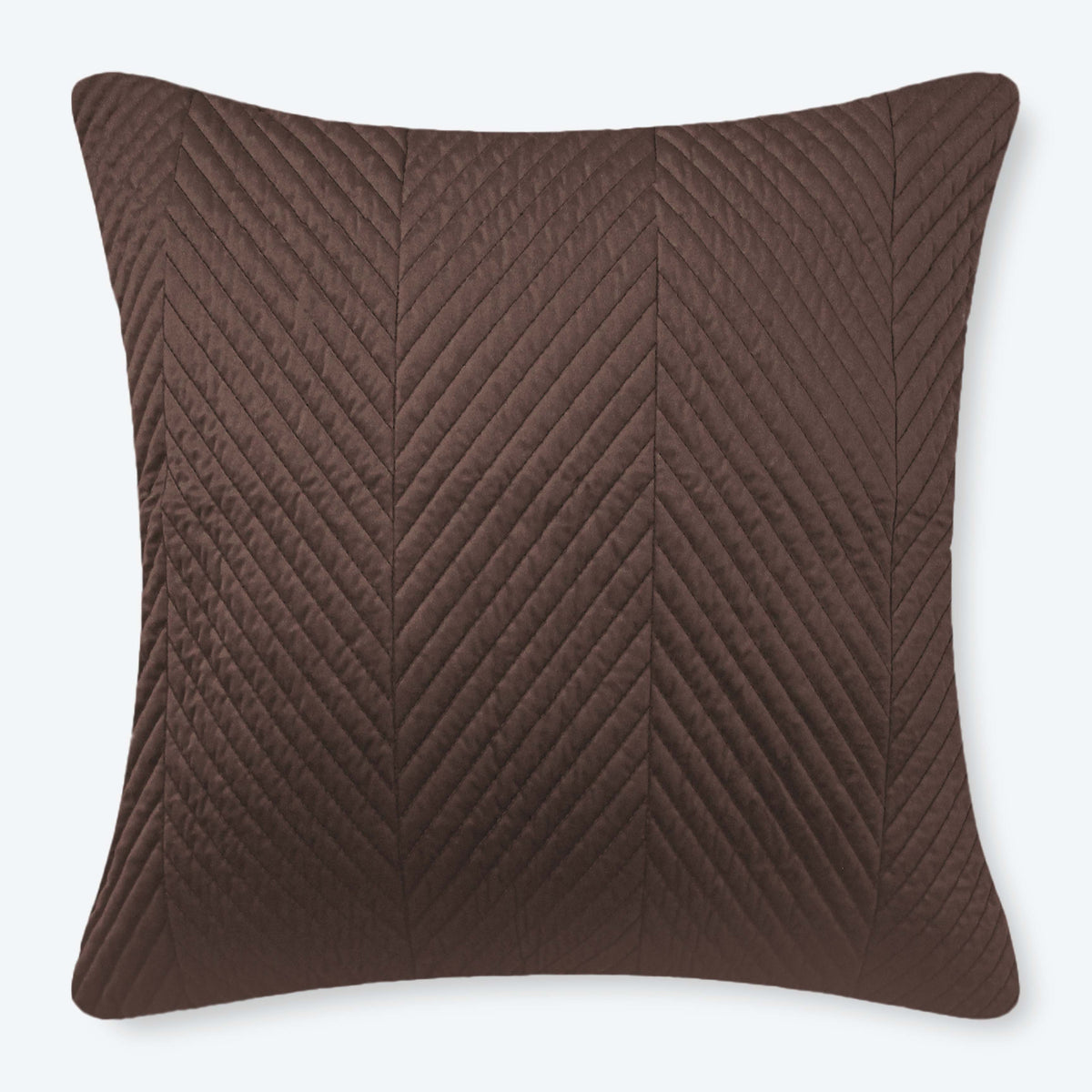 Brown Herringbone Sham