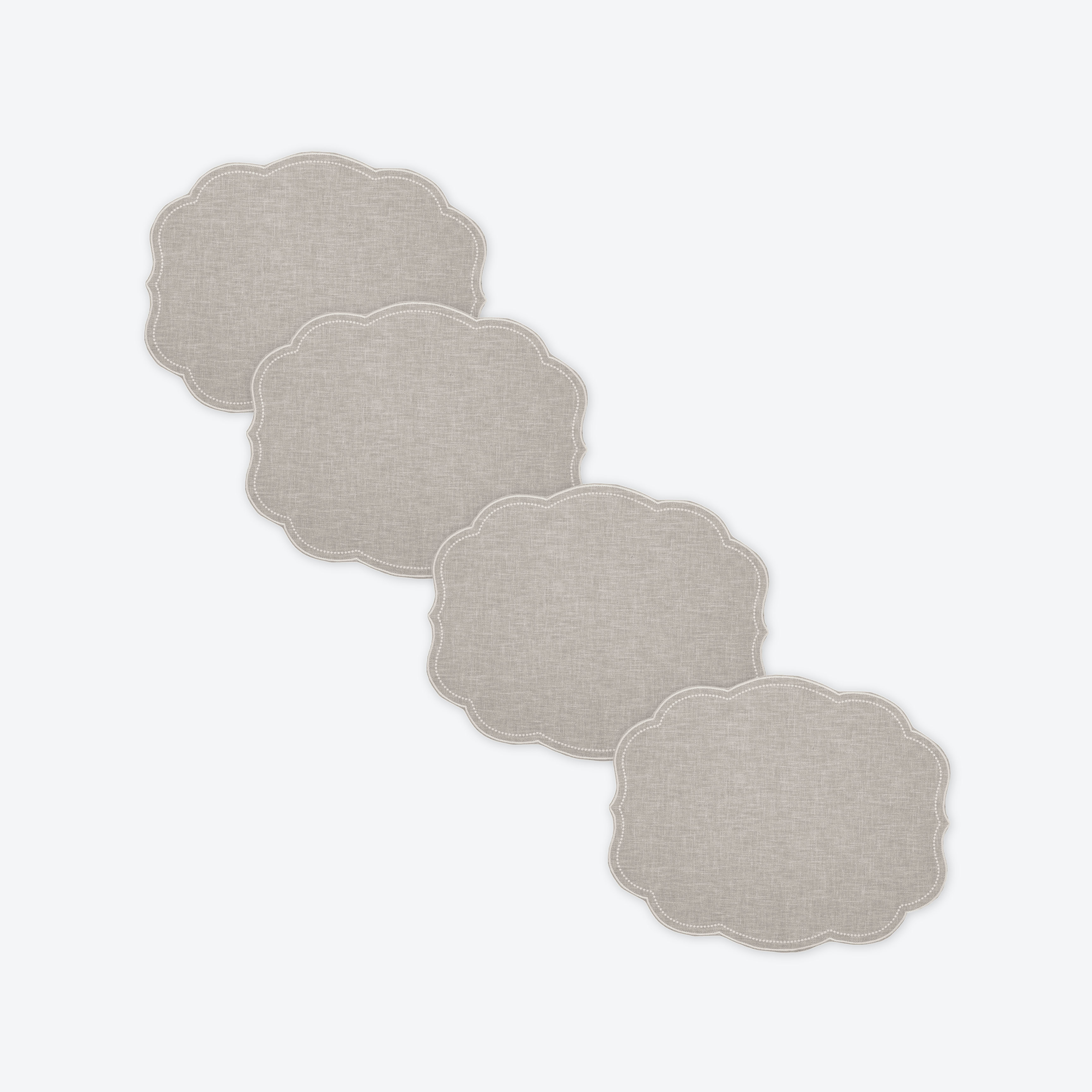 Beige- Cotton Blend, 35 cm x 180 cm