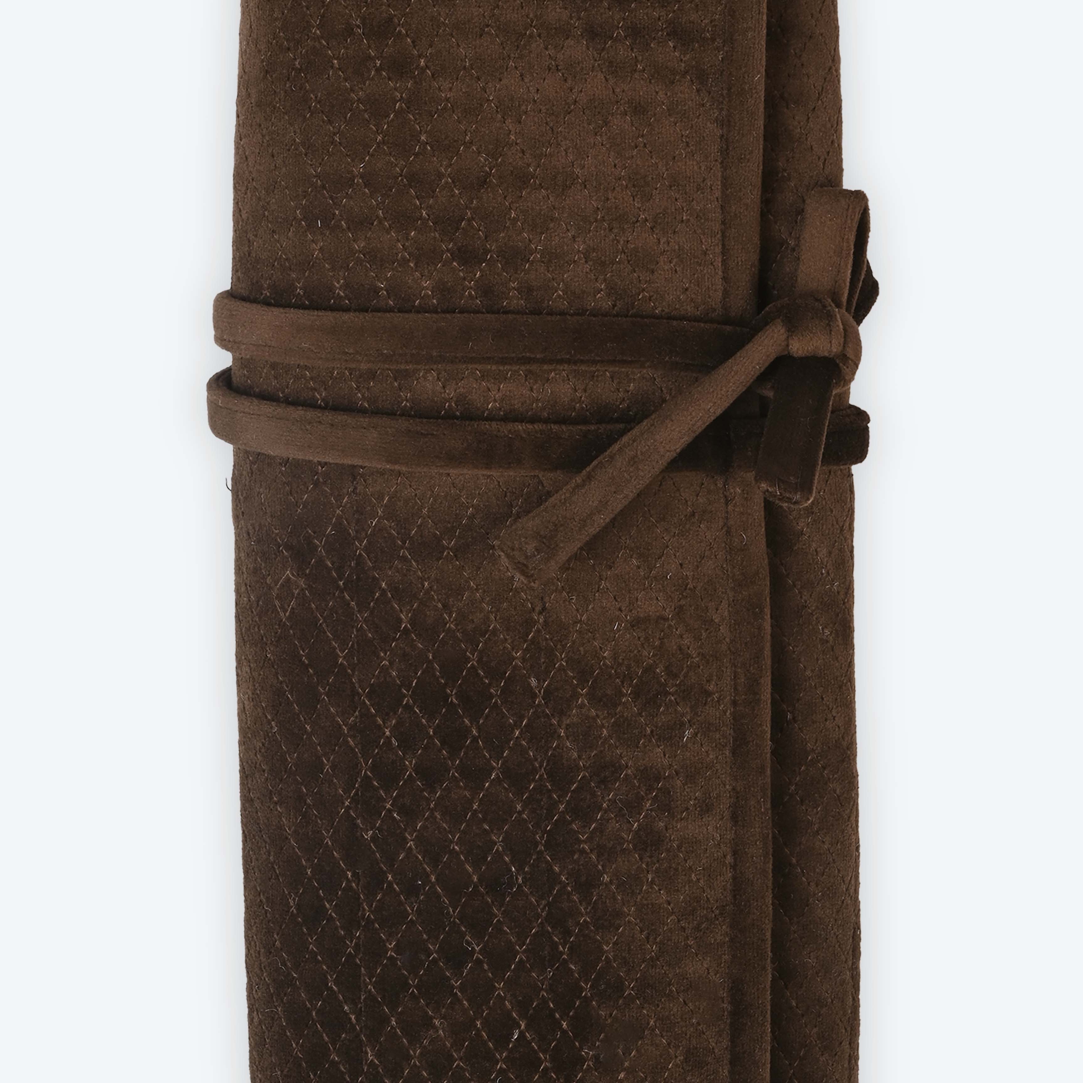 Brown Luxe Cutlery Wrap