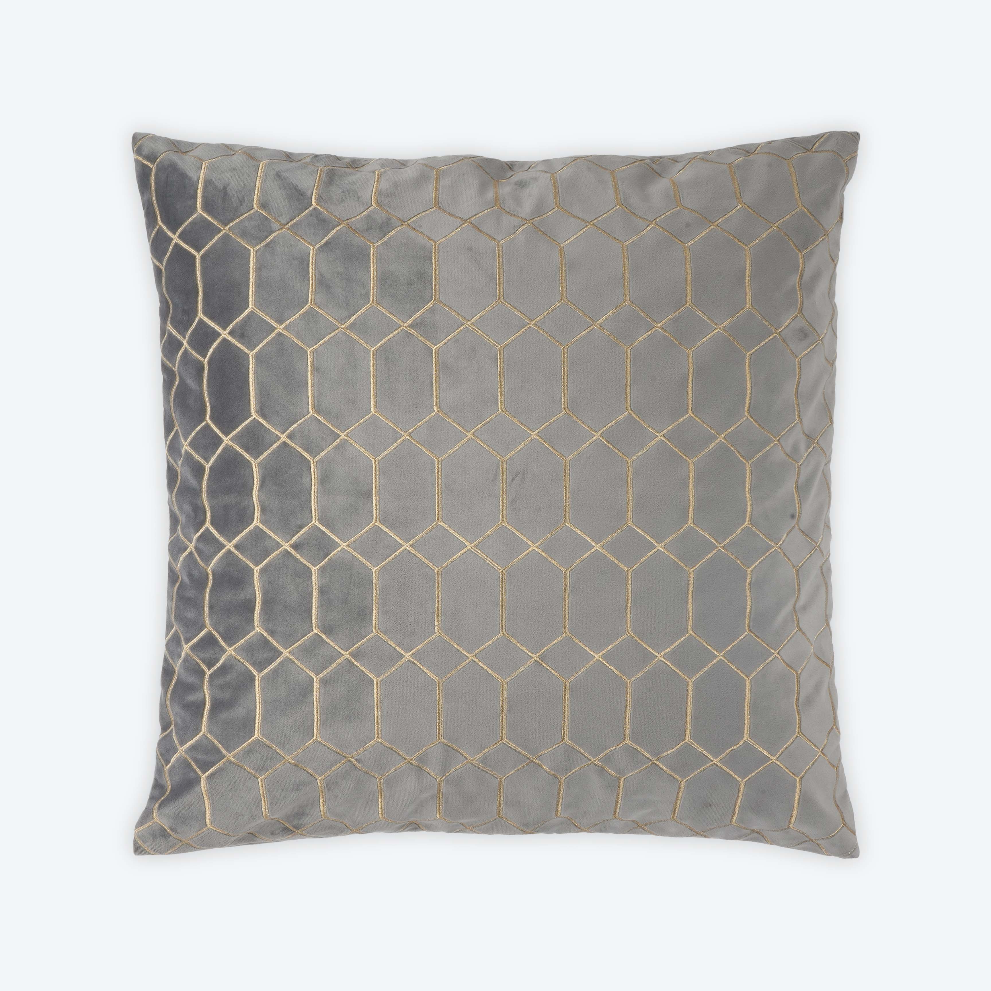 Decorative Cushions in White- Cotton, 45 cm x 45 cm