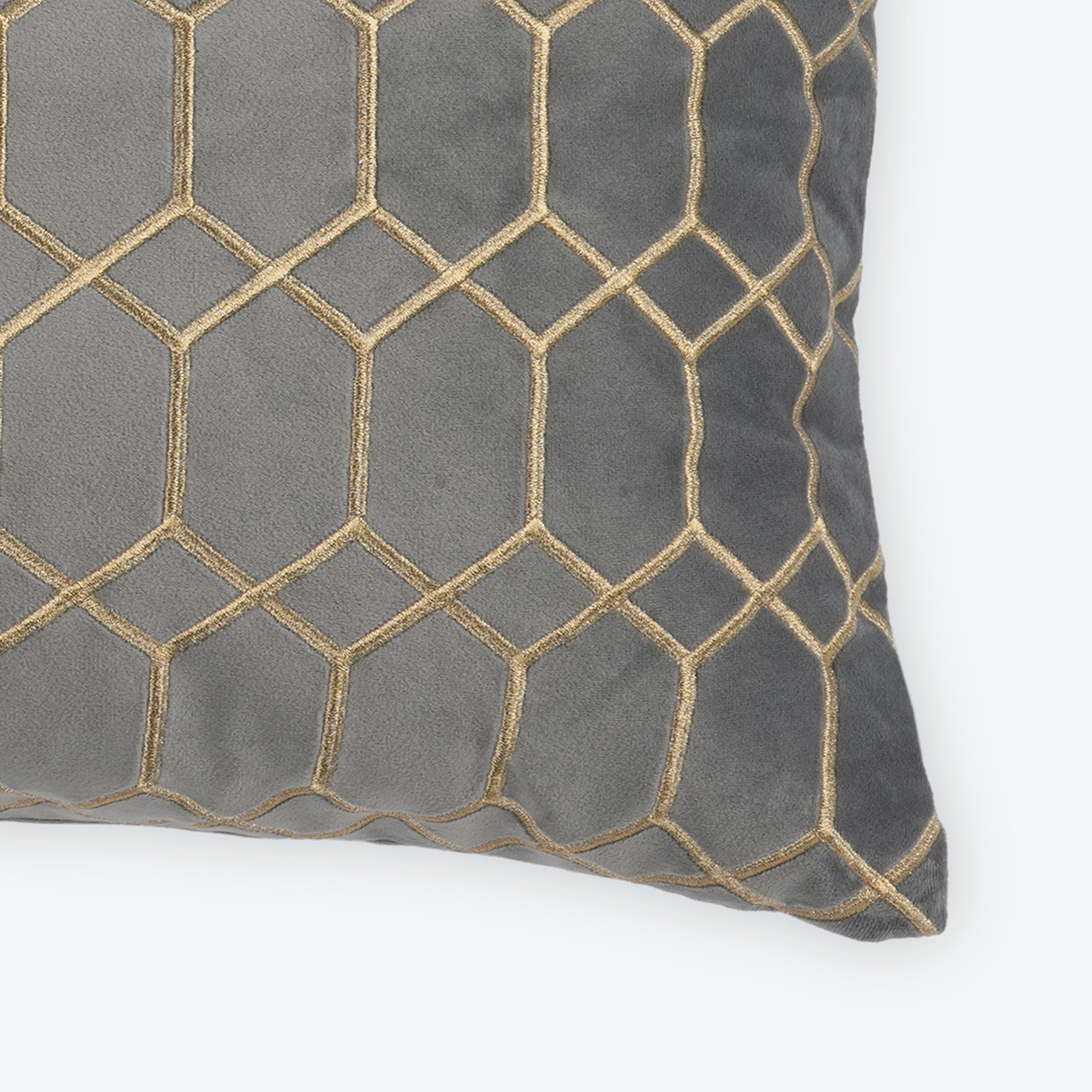 Decorative Cushions in Brown- Cotton, 45 cm x 45 cm