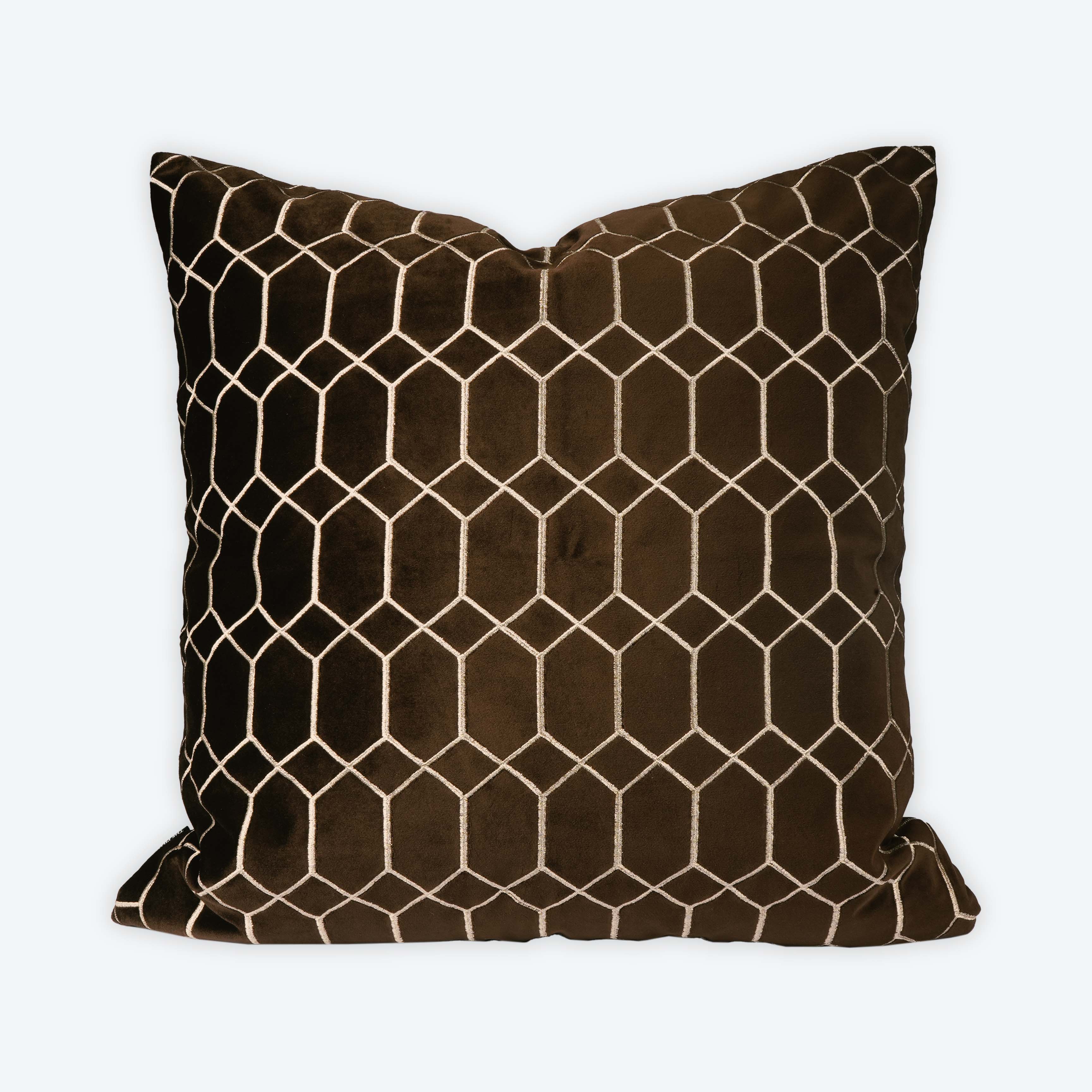 Decorative Cushions in Grey- Cotton, 45 cm x 45 cm