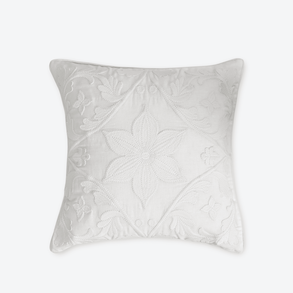 Ivory Garden Vine Cushion Cover