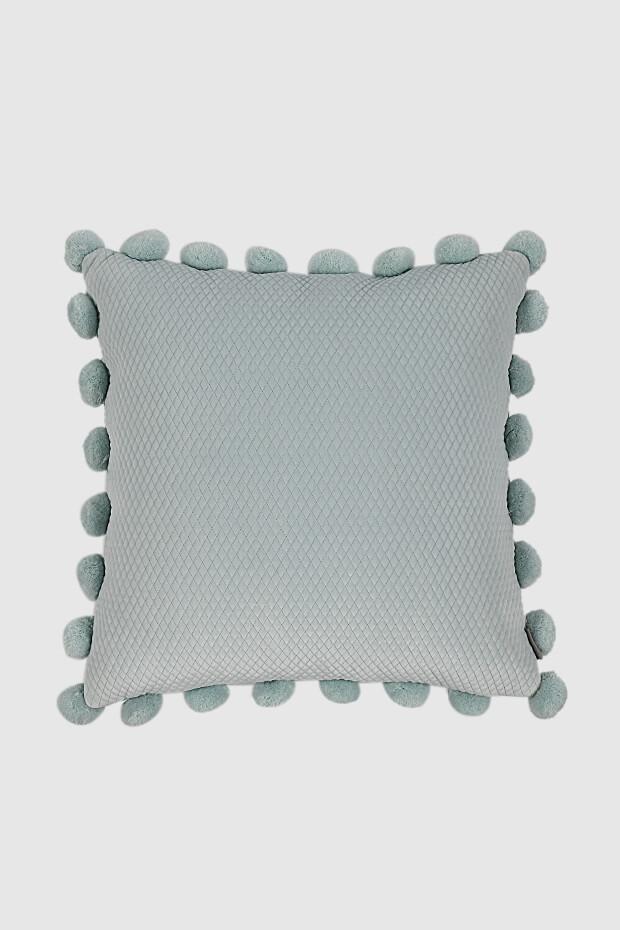 Ashton Whimsical Quilted Cushion Cover , Blue