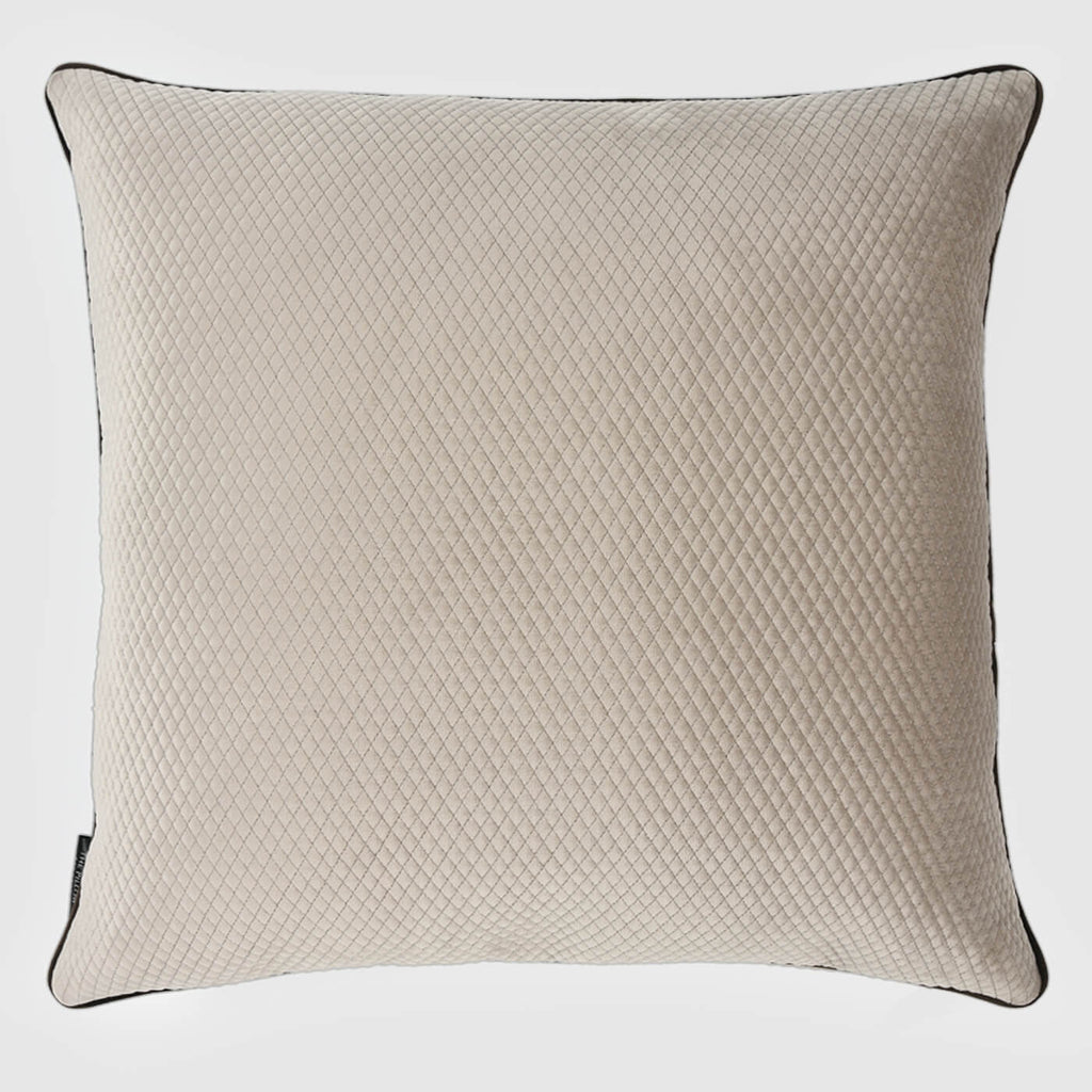 Ashton Classic Quilted Cushion Cover ,Beige