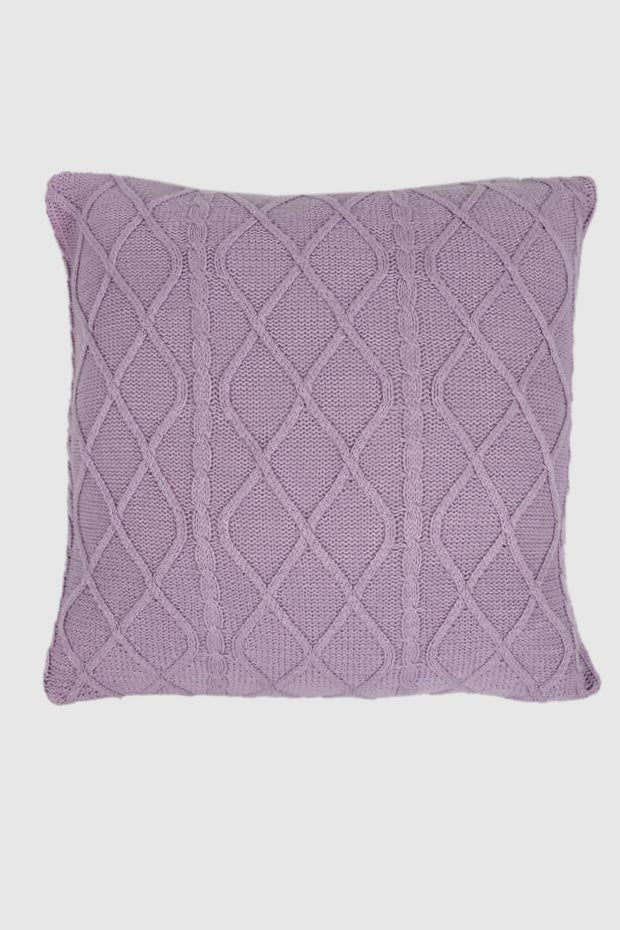 Lavender Knit Cushion cover