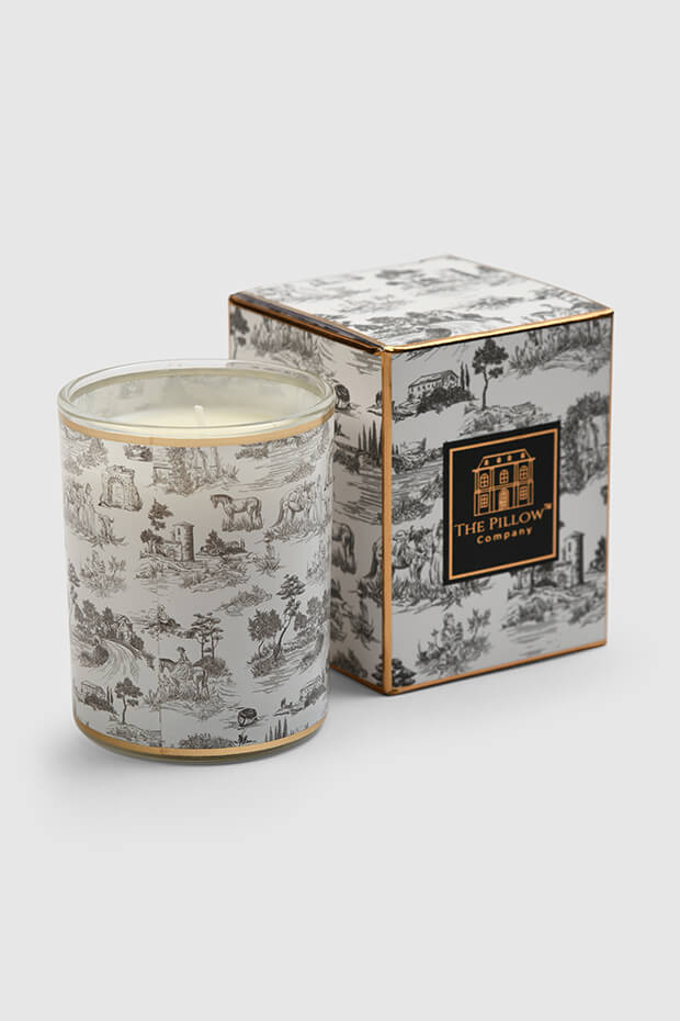Toile Candle Jar