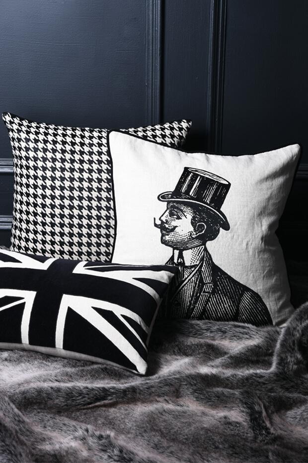 Royal Ascot Embroiderd Linen Cushion Cover