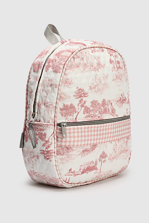 Toile Whimsichal Backpack , Pink