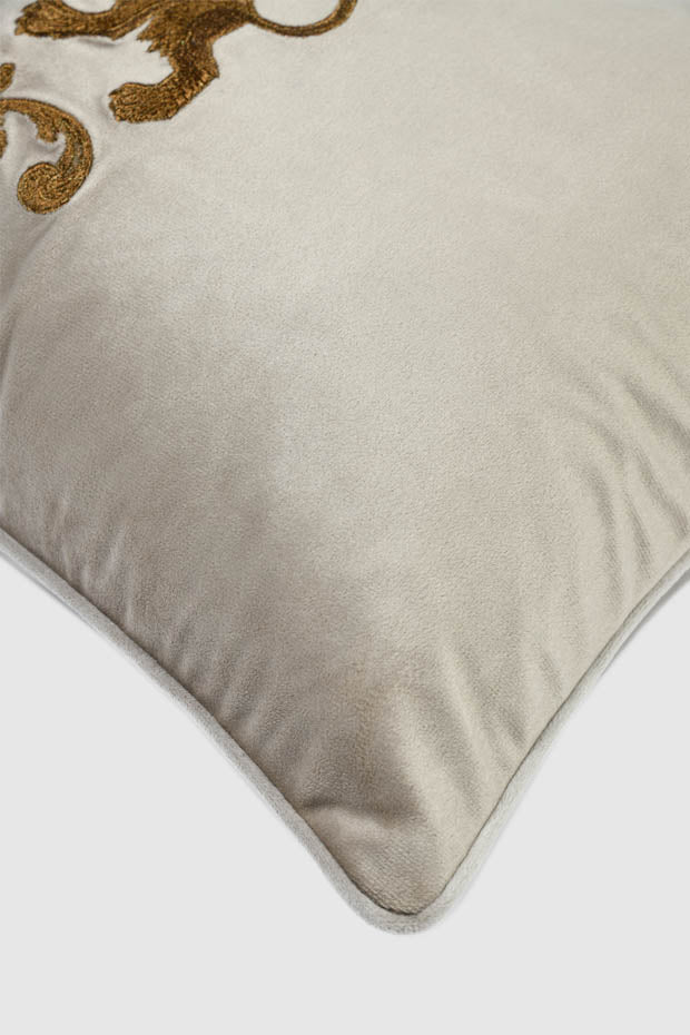 Dynasty Lumbar Cushion Cover , Beige