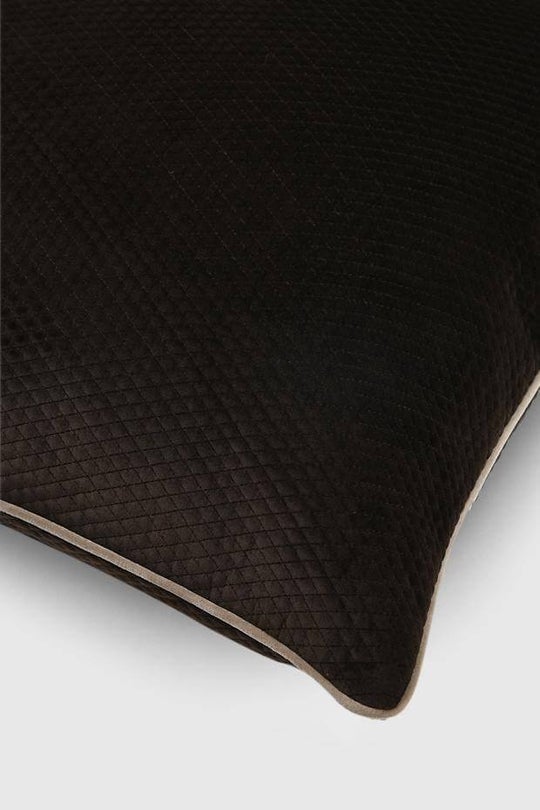 Ashton Classic Quilted Cushion Cover , Brown
