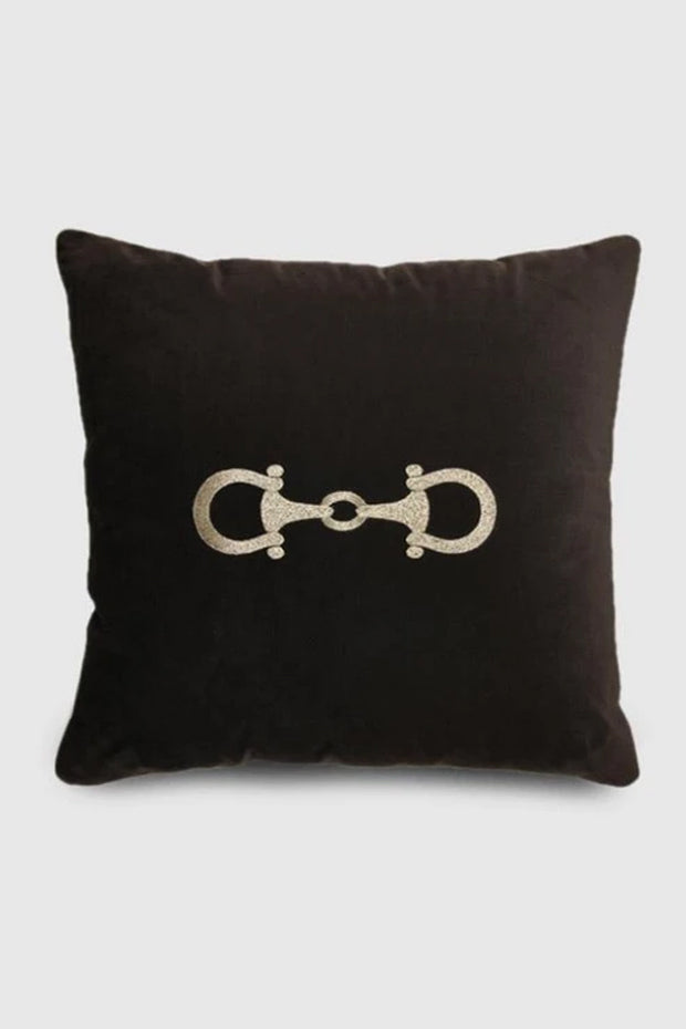 Equestrian Large Snaffle Cushion Cover