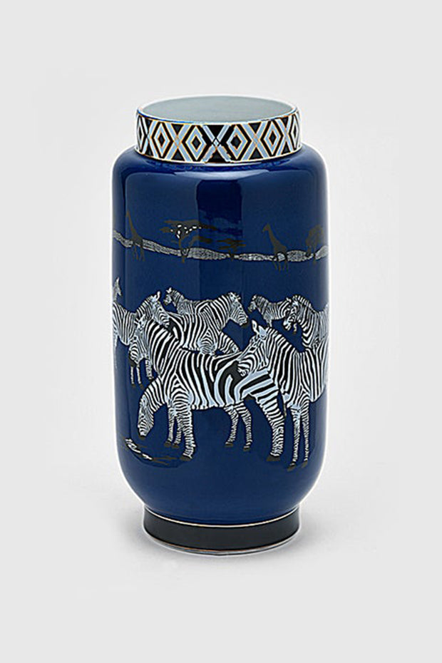 Zanzibar Jar , Large , Blue