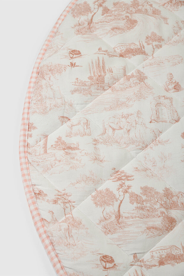 Toile Playmat , Pink