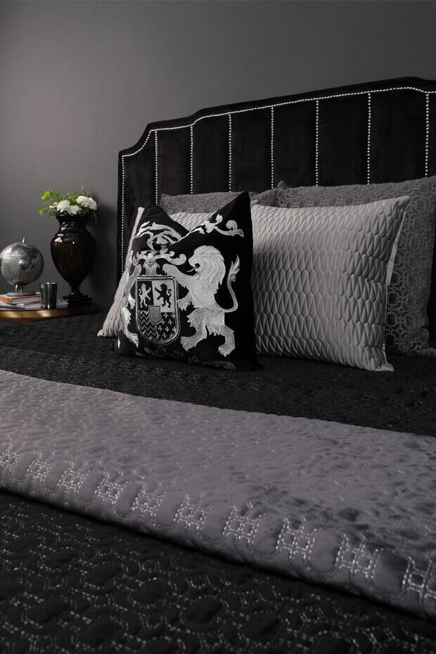 Black Velvet Hotel Luxe Bedspread